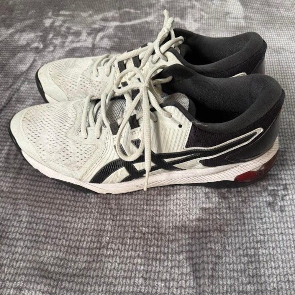 Asics‎ 2020 Gel Course Glide Mens 9 Shoes White Black Lace Up Sneakers